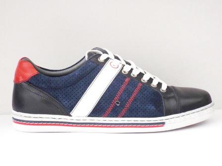 Adidasi barbati albastri din piele intoarsa naturala ENERGY , cu talpa flexibila si logo solicon. biashoes.ro imagine reduceri